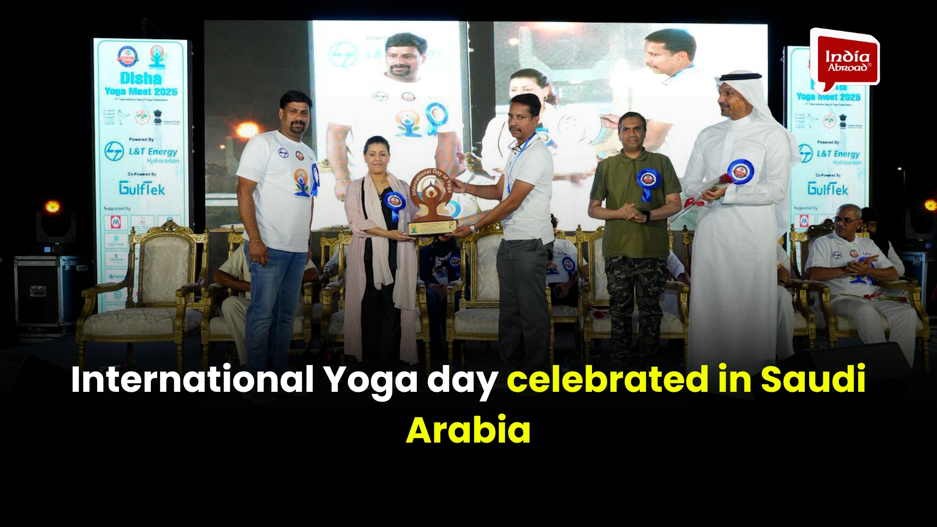 International Yoga day celebrated in Saudi Arabia